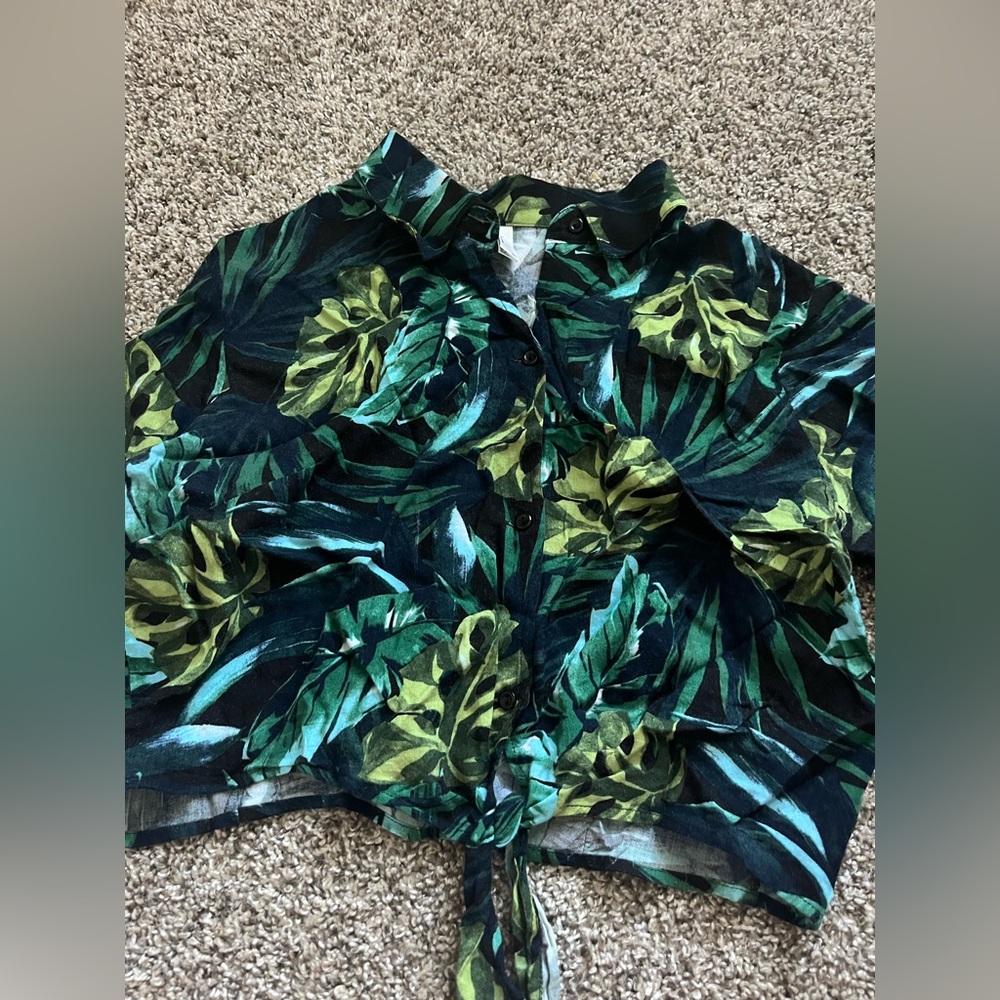 American Apparel button up top